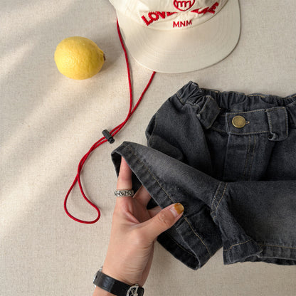 Vintage Washed Denim Shorts ベーシック デニムショートパンツ【mh0013225】