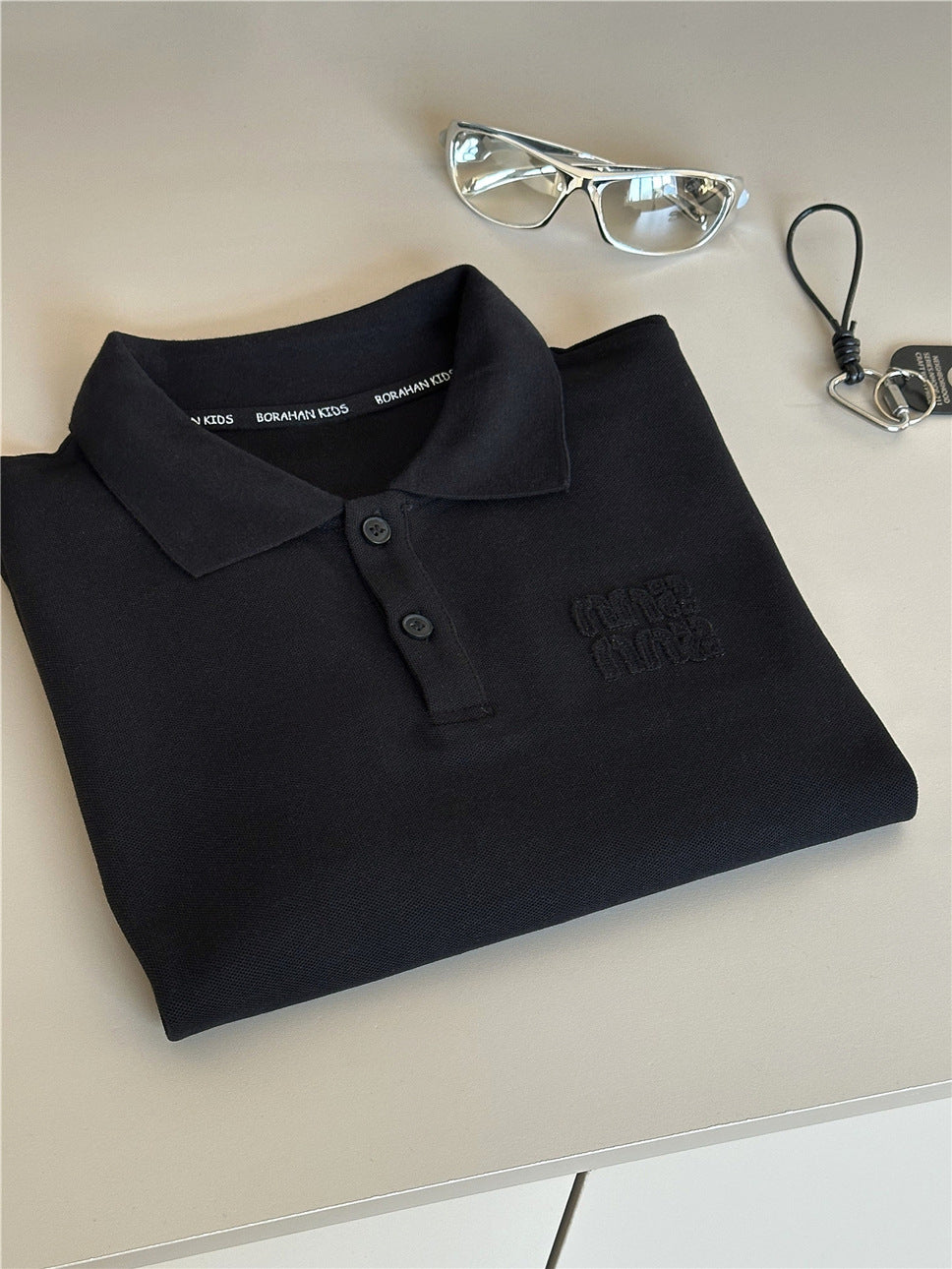 Short Sleeve Polo Shirt 無地 半袖ポロシャツ【mh0012949】