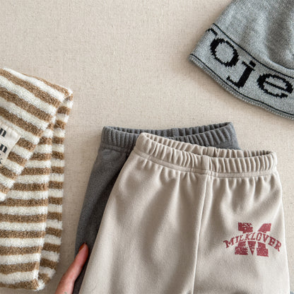 レギンスパンツ 裏起毛 バイカラー ドッキング リブ ボトムス【mh0011609】