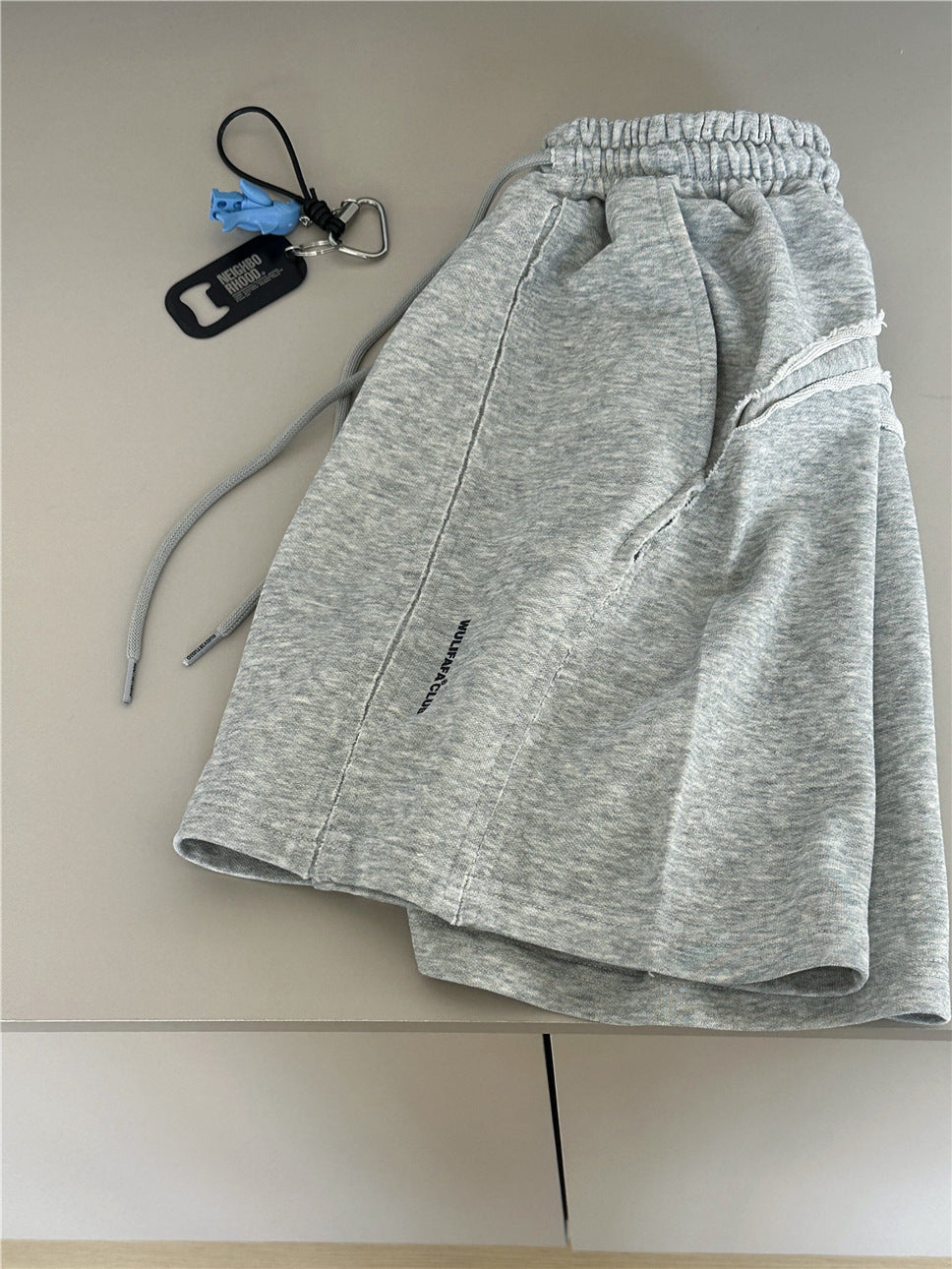 Curved Seam Shorts カットオフデザイン ハーフパンツ【mh0012963】