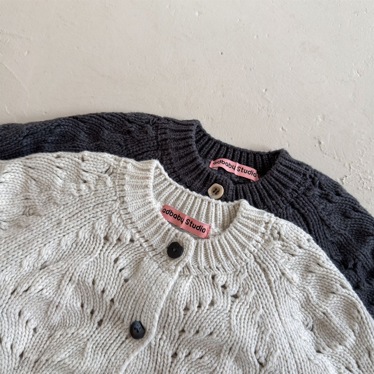 Kids' Openwork Long-Sleeve Knit Cardigan [mh0014055]