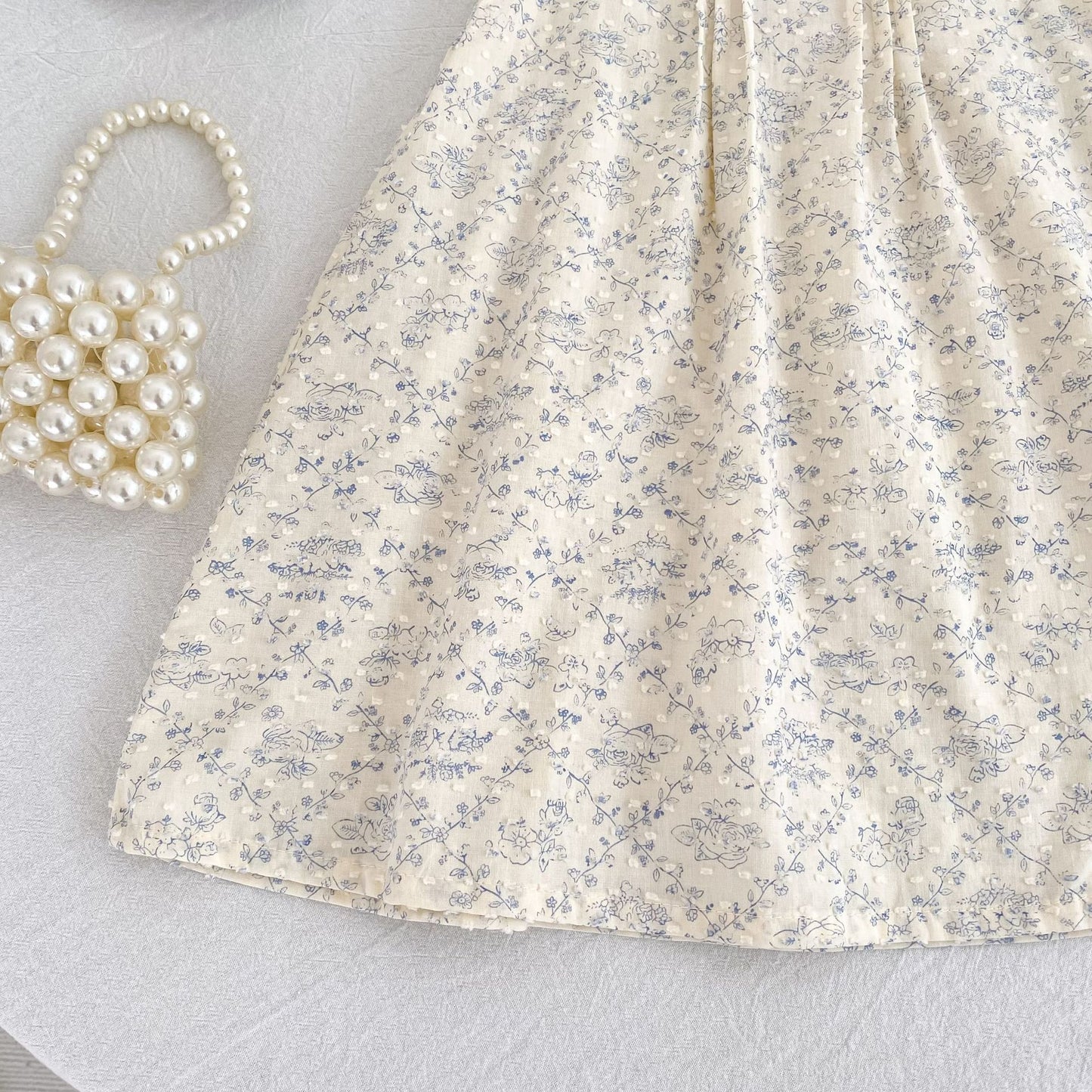Floral Ruffle Sleeveless Romper Dress フリル ノースリーブロンパース ミモレ丈ワンピース【mh0013157】