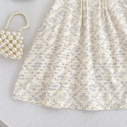 Floral Ruffle Sleeveless Romper Dress フリル ノースリーブロンパース ミモレ丈ワンピース【mh0013157】