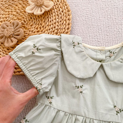 Floral Ruffle Sleeveless Romper フリル ノースリーブ ロンパース【mh0013165】