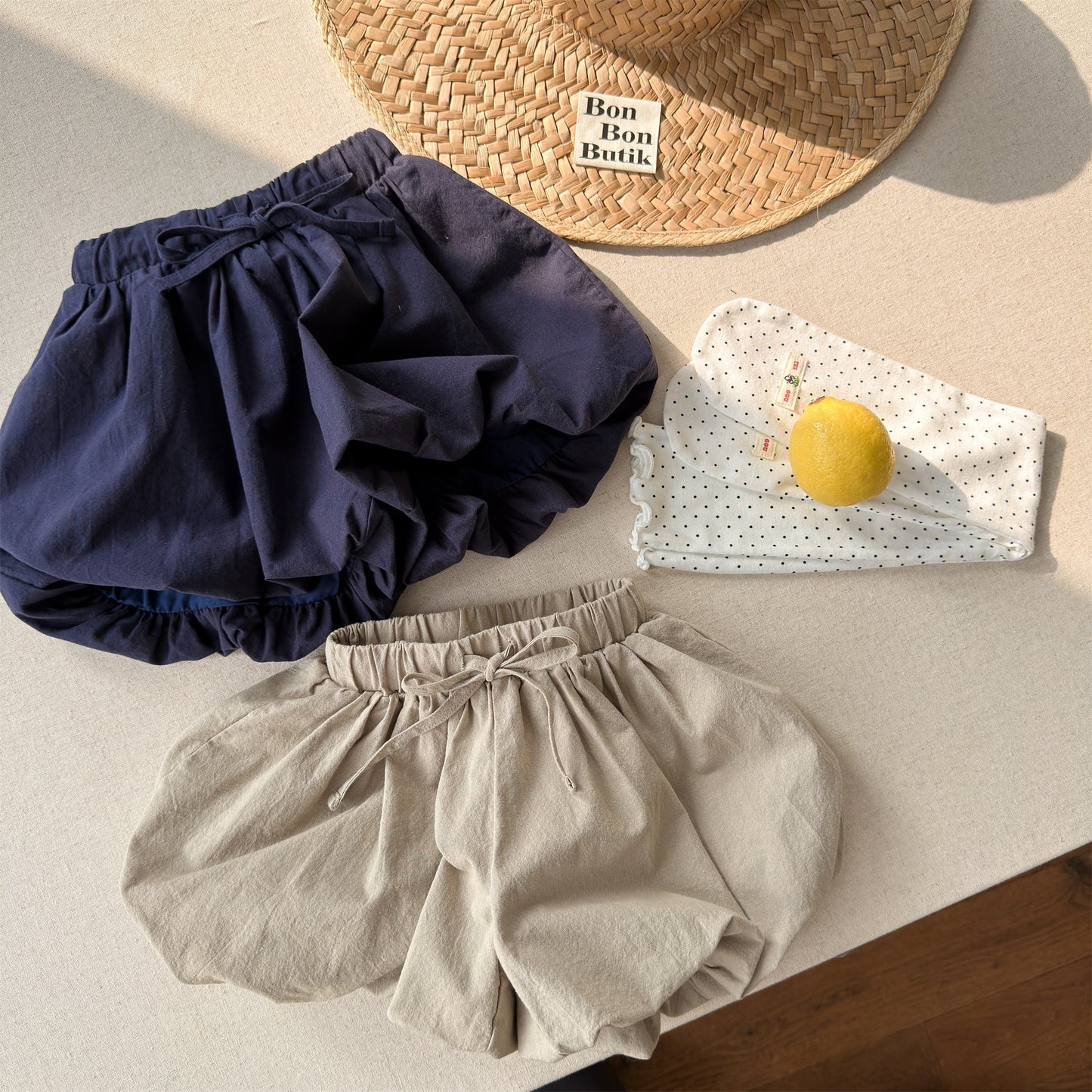 Puff Silhouette Bloomer Shorts パフシルエット ショートパンツ【mh0013232】