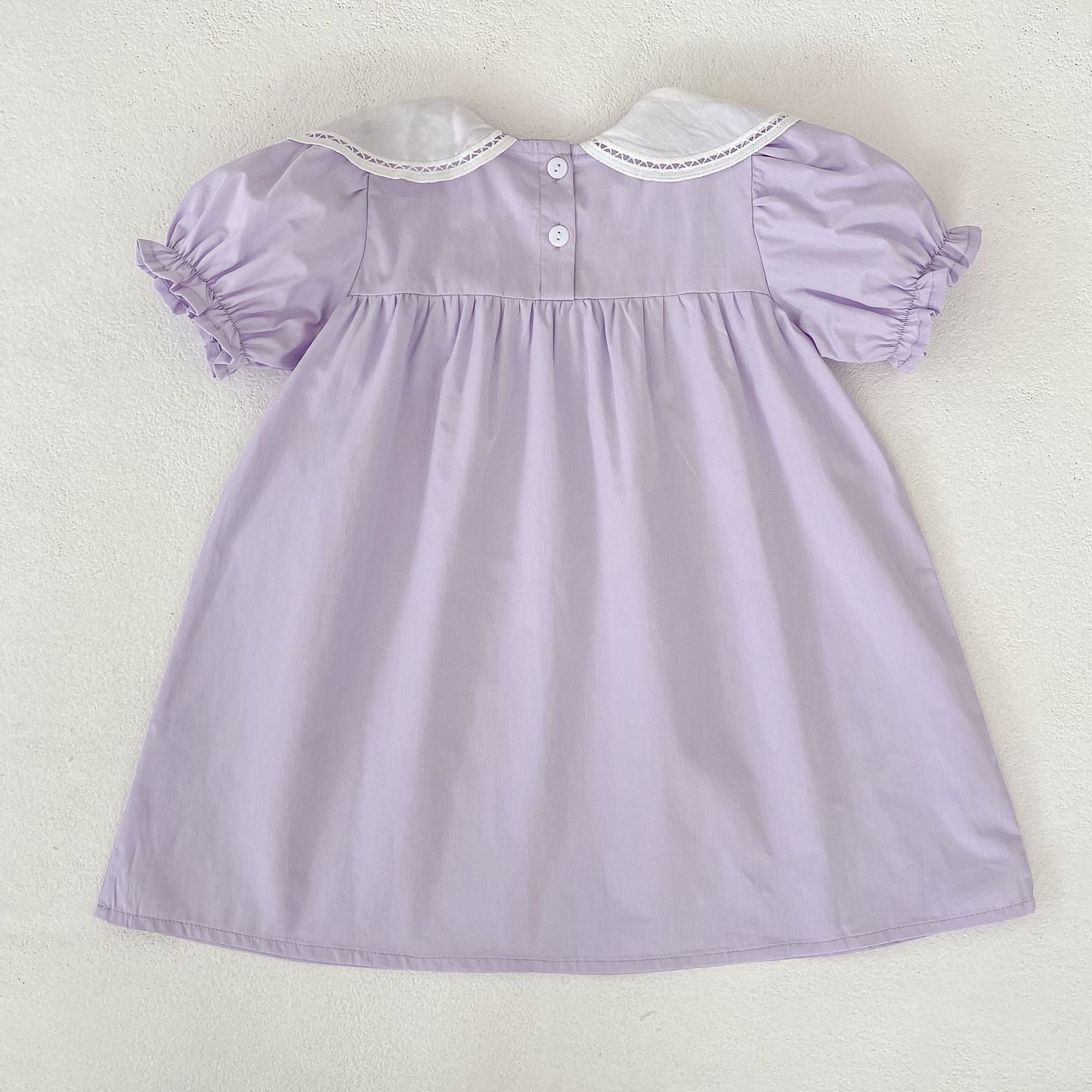 Petal Collar Romper Puff Sleeve Dress ラッフル ロンパース ミモレ丈ワンピース【mh0013158】