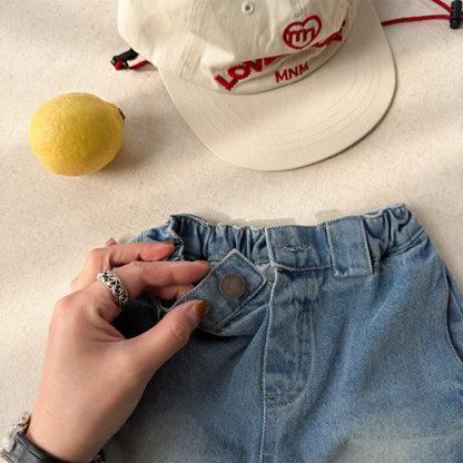 Vintage Washed Denim Shorts ベーシック デニムショートパンツ【mh0013225】