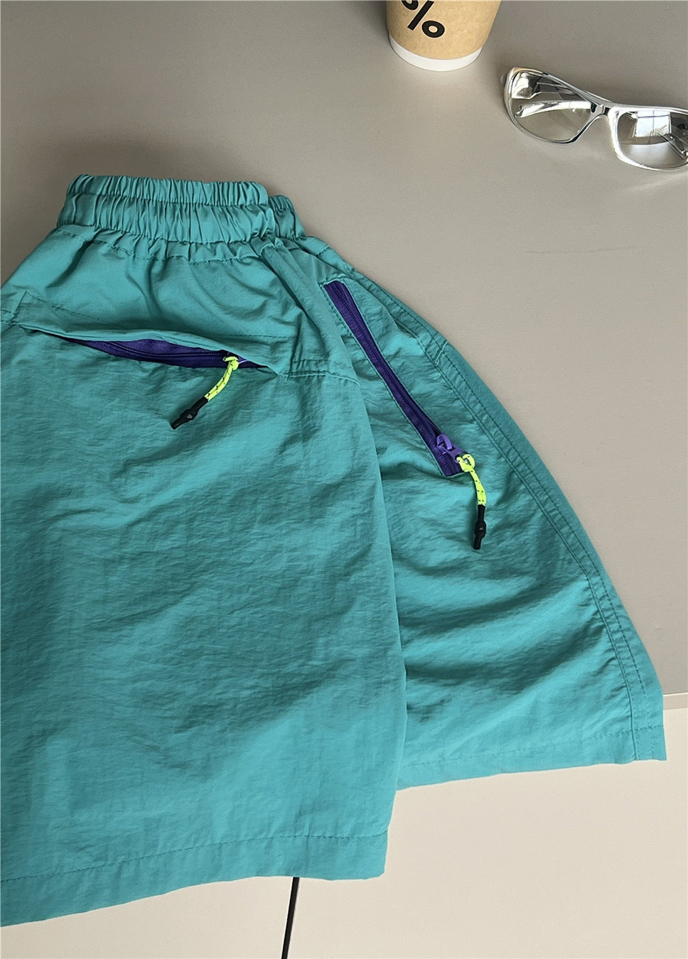Nylon Utility Shorts メッシュジップ ショートパンツ【mh0012968】