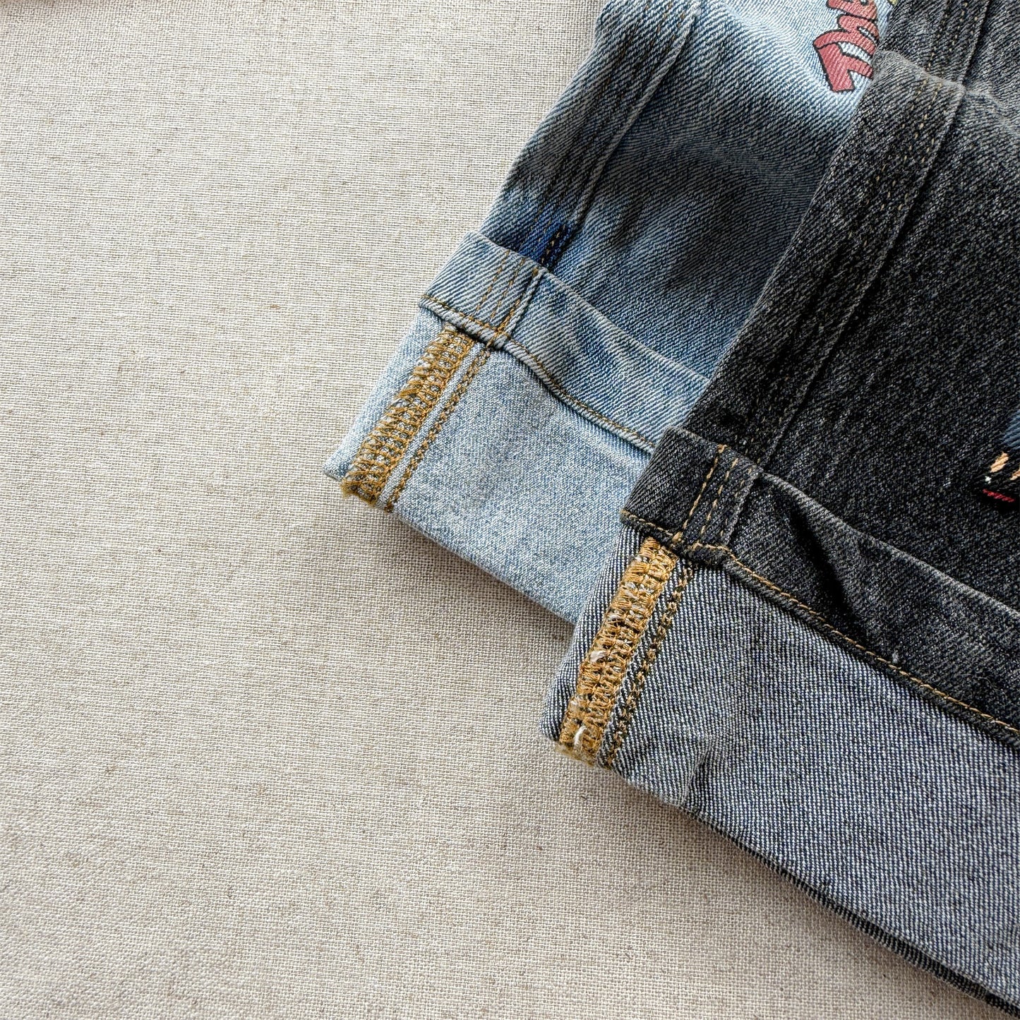 Graphic Denim Shorts ワークデニム ハーフパンツ【mh0013222】