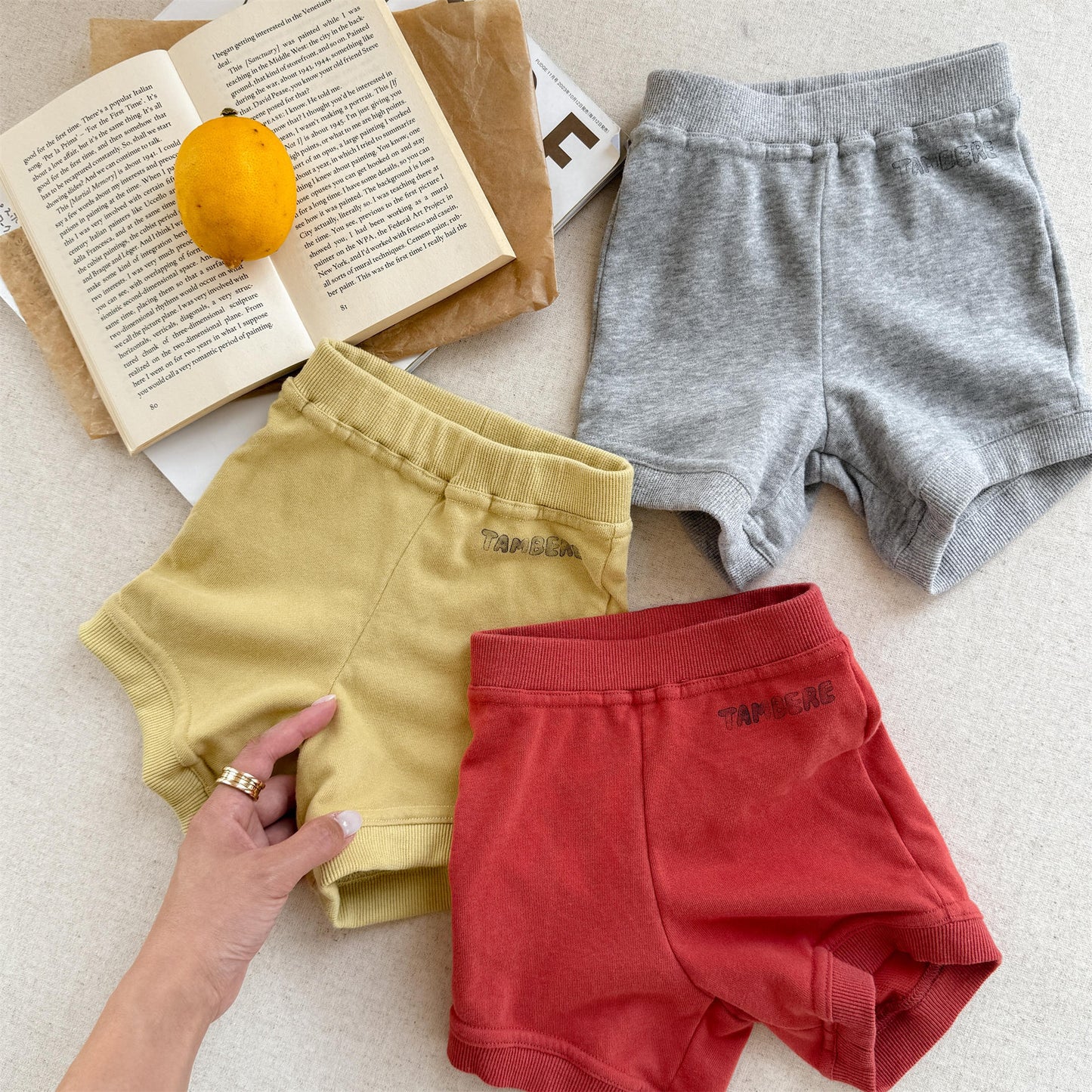 Logo Embroidered Cotton Sweat Shorts ショートパンツ【mh0012648】