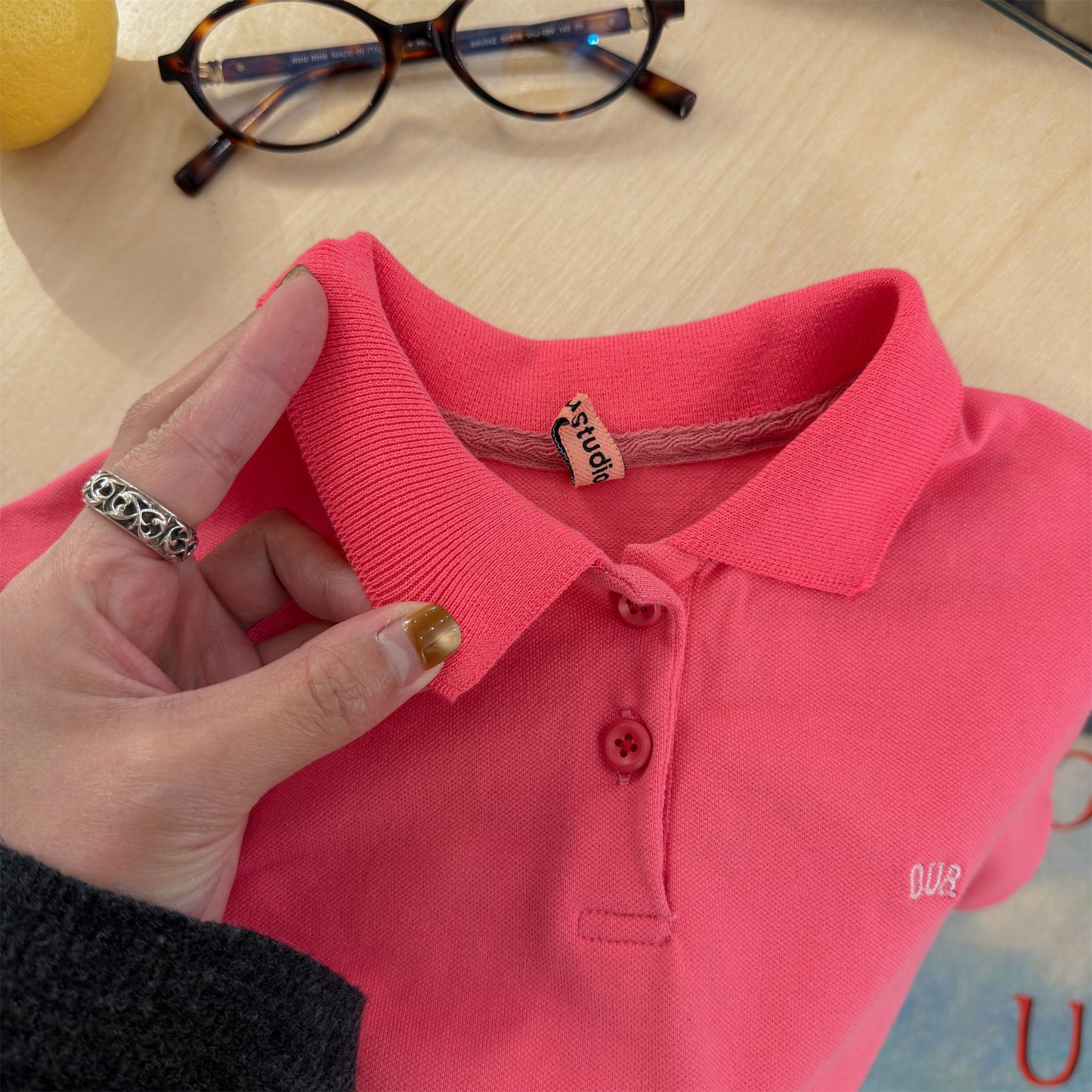 Short Sleeve Pique Cotton Polo Shirt 半袖 コットン 鹿の子 ポロシャツ【mh0012658】