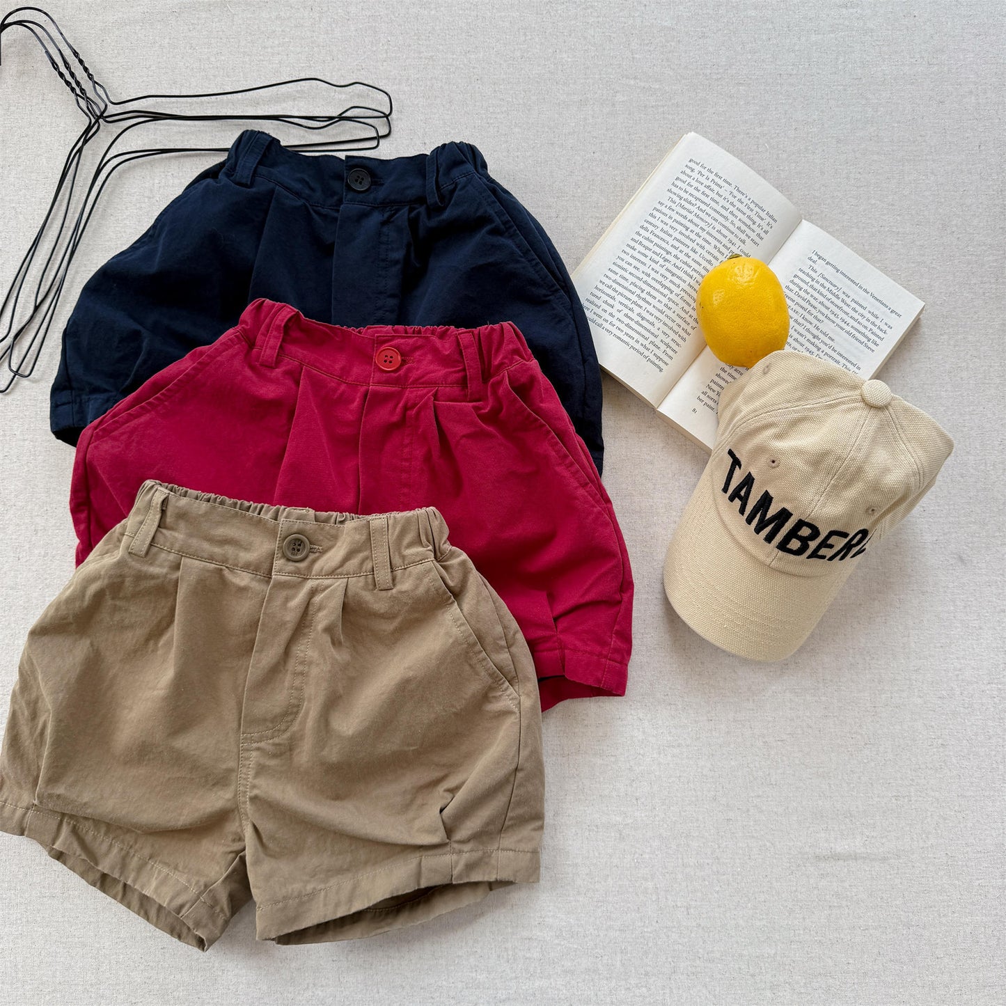 Pennant Patch Graphic Cotton Shorts ワッペン ショートパンツ【mh0012650】