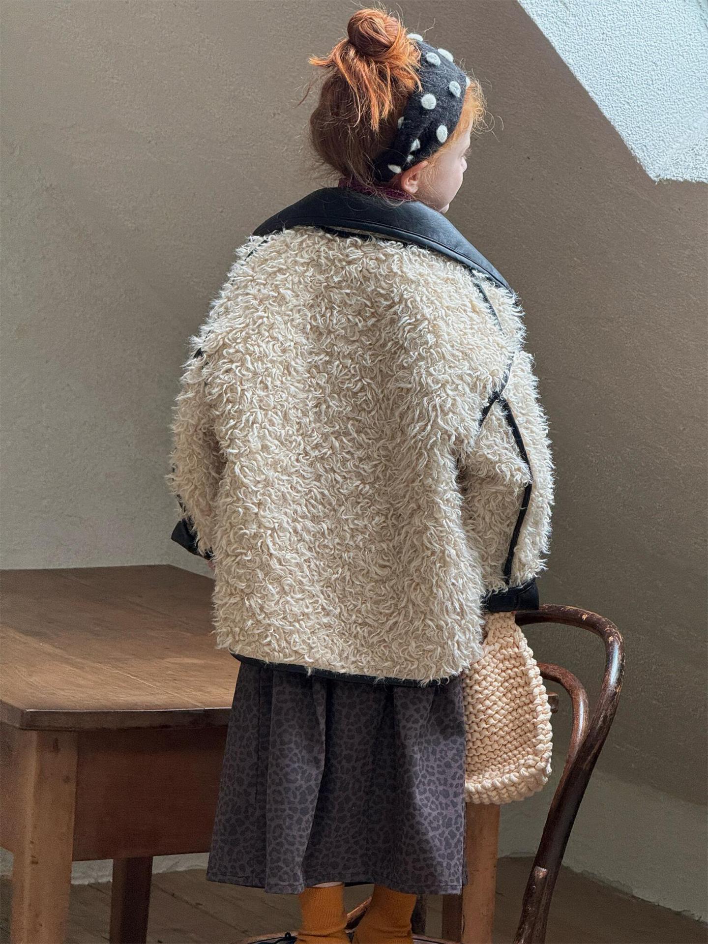 ミドル丈コート ボア切替 レザーライク リバーシブル アウター ジャケット【mh0011731】