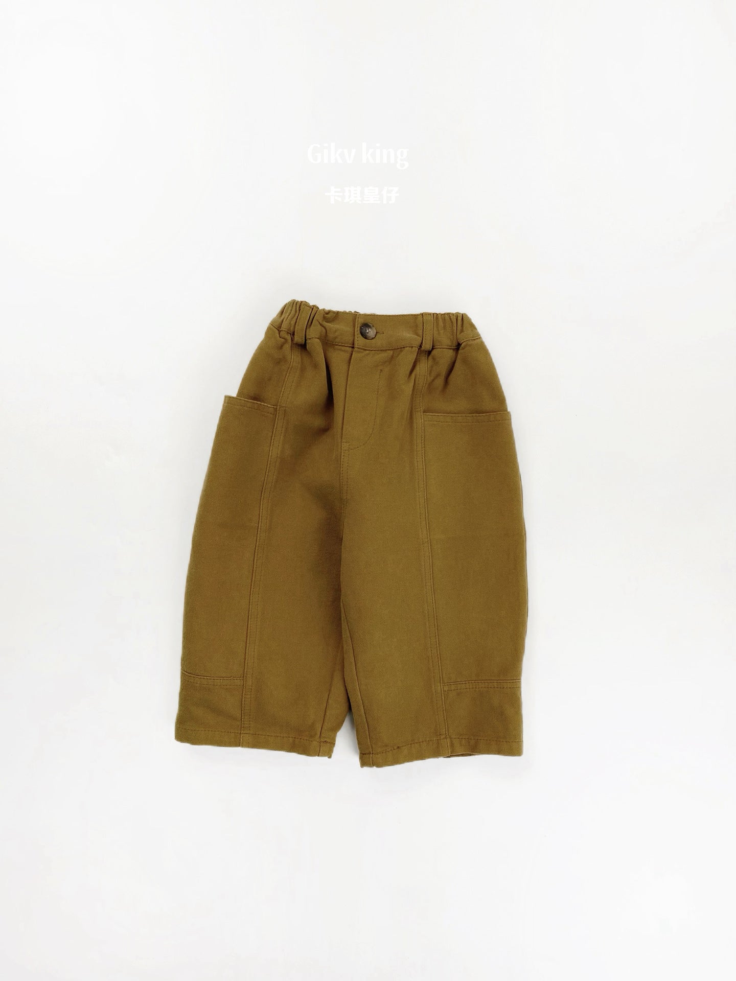Woven Elastic Waist Tapered Pants Simple Tapered Pants [mh0012569]