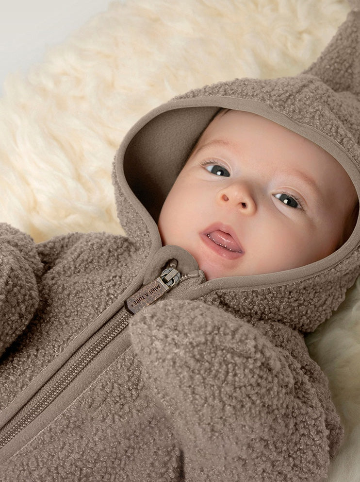 アウタージャンプスーツ ボア 厚手 とんがりフーディ【mh0011706】