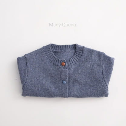 Multi-color Button Cotton Cardigan コットン ニット カーディガン【mh0012505】