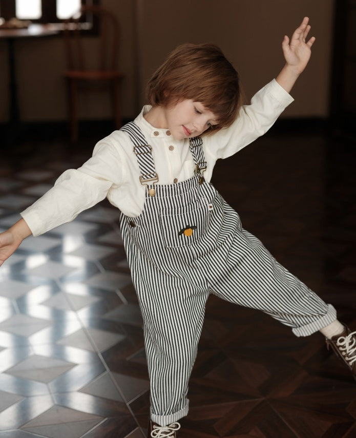 オーバーオール ストライプ サロペット 男女兼用 キッズ【mh0011560】