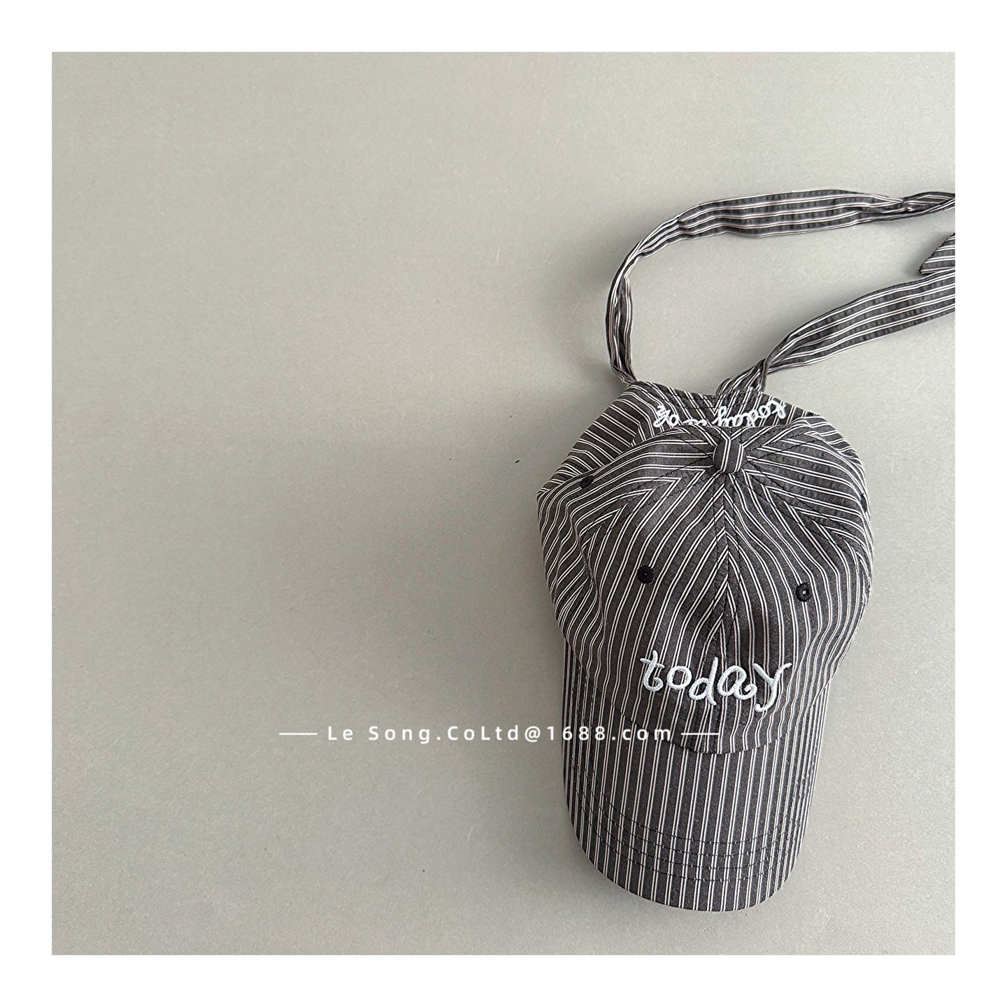 Striped Ribbon Cap ストライプ ベースボールキャップ【mh0013082】