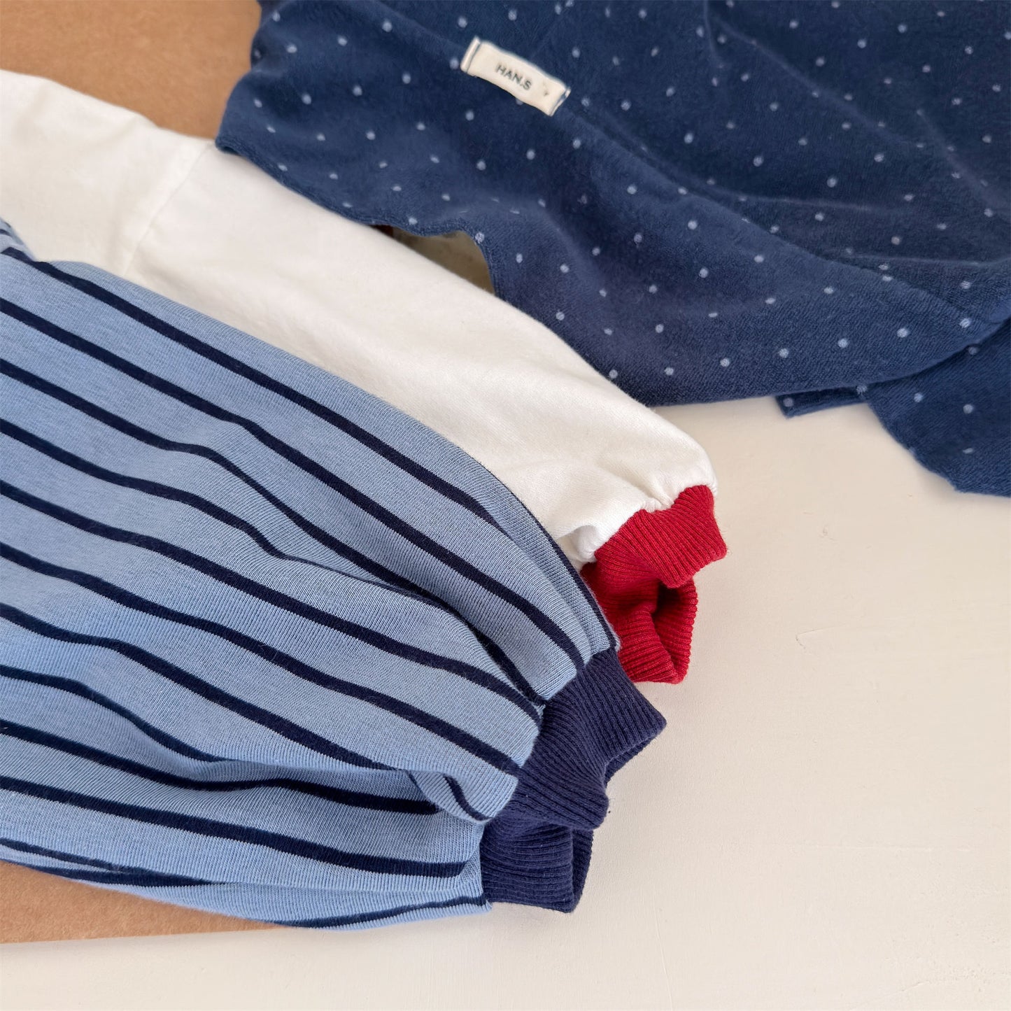 Kids' Color-Blocked Ringer Loose-Fit Letter-Printed Striped Long-Sleeved T-Shirt [mh0014062]