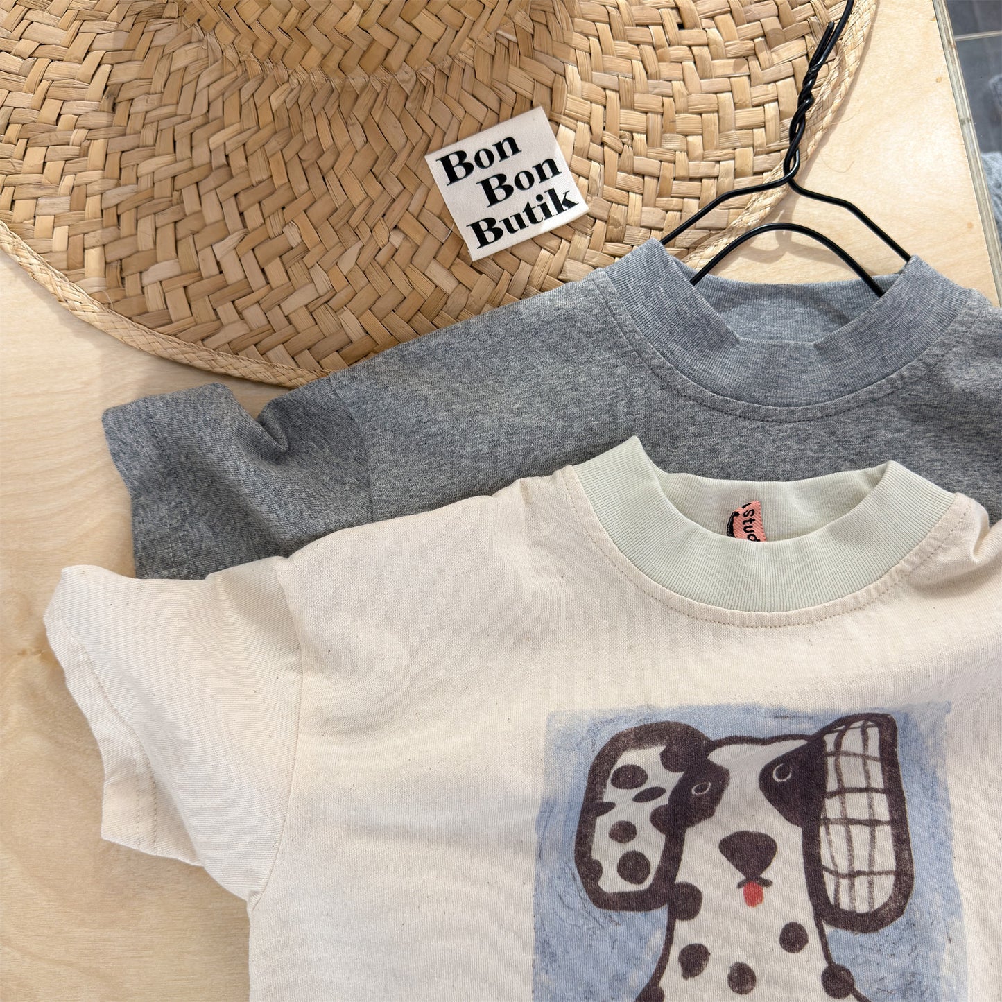 Dalmatian Graphic Cotton Jersey Top Short Sleeve T-shirt アニマル プリント Tシャツ【mh0012660】