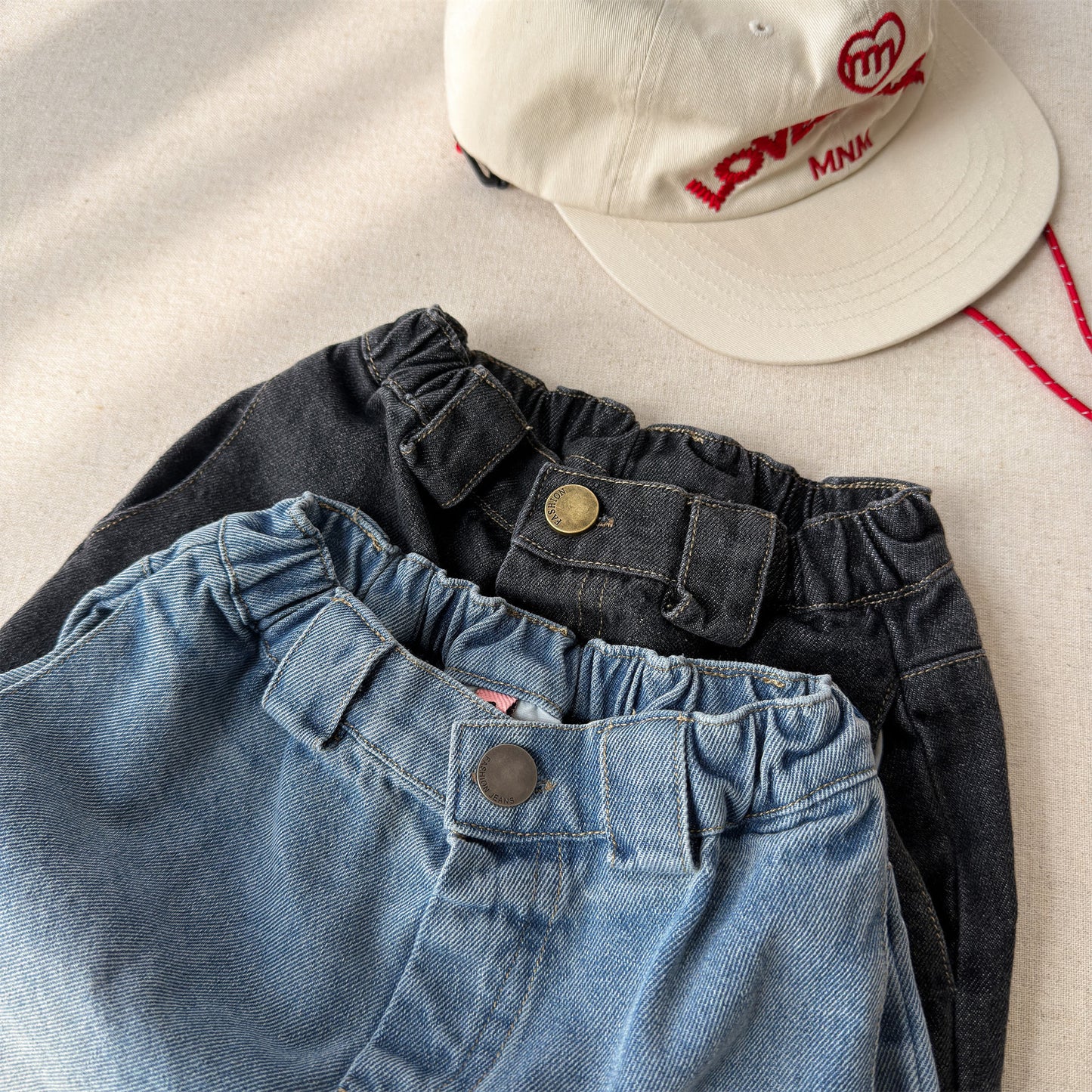 Vintage Washed Denim Shorts ベーシック デニムショートパンツ【mh0013225】