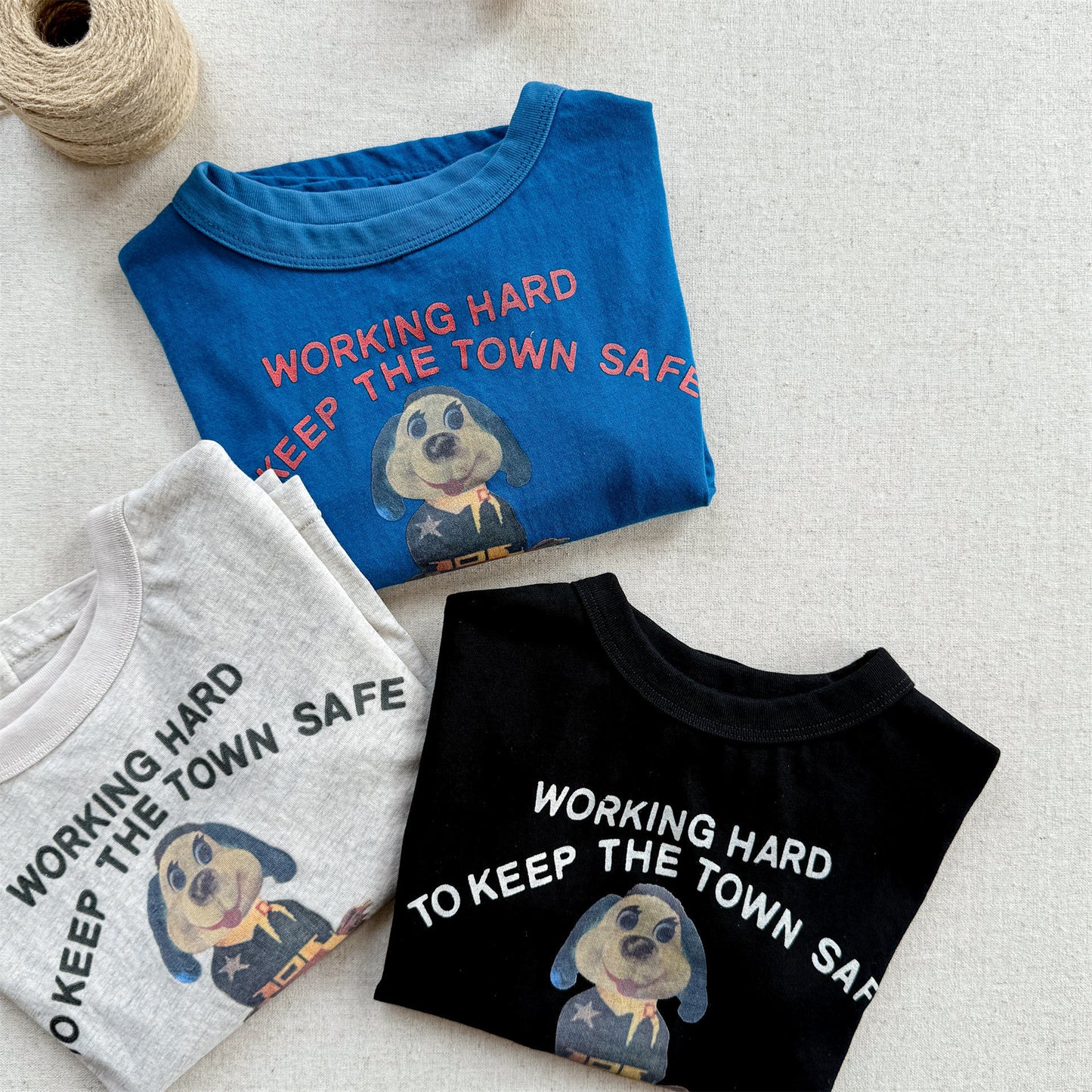 Dog Print Graphic T-shirt ドッグプリント 半袖Tシャツ【mh0013221】