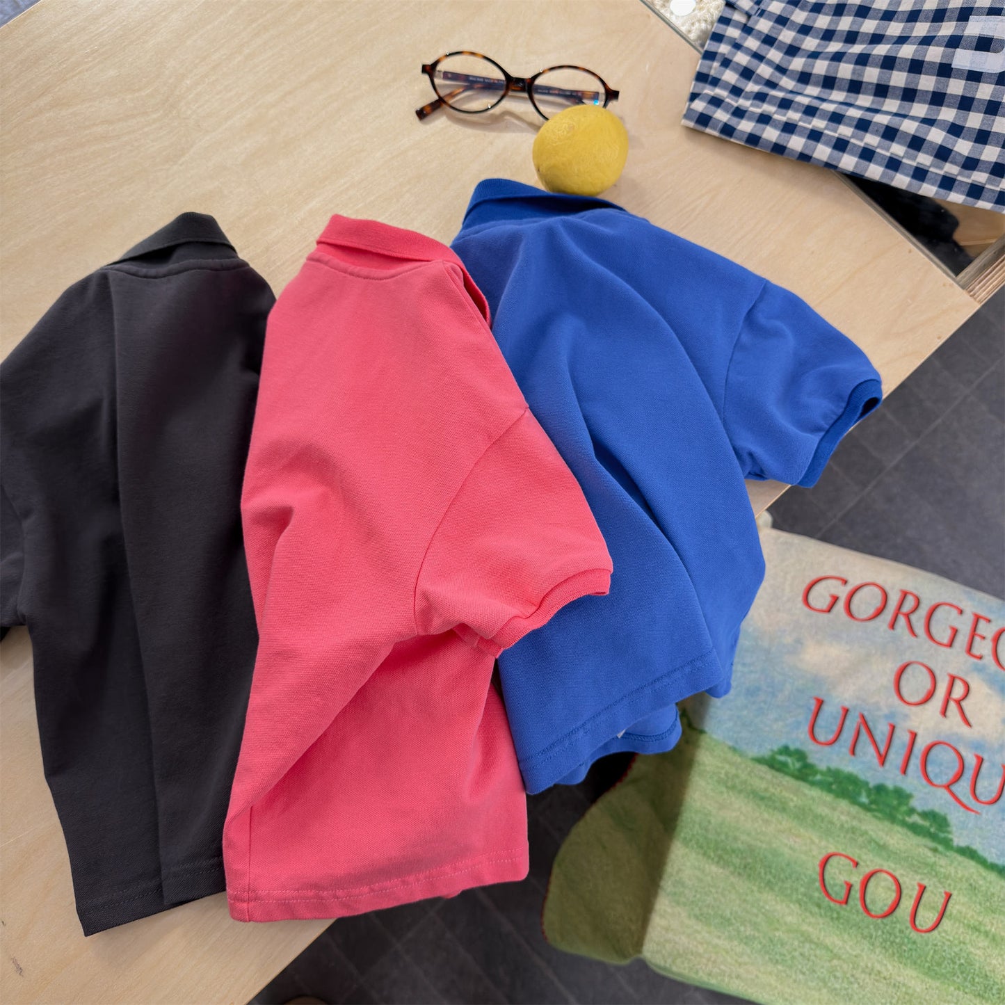 Short Sleeve Pique Cotton Polo Shirt 半袖 コットン 鹿の子 ポロシャツ【mh0012658】