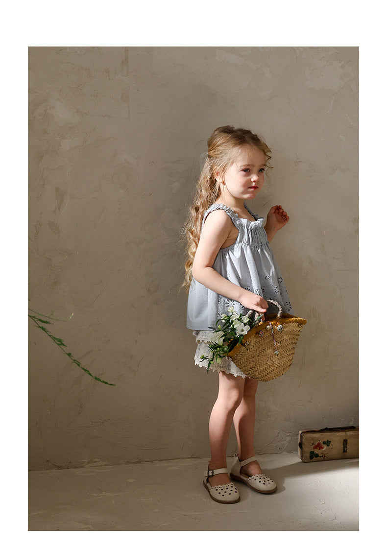 Lace Embroidered Cami 刺繍 チュニックキャミソール【mh0012980】