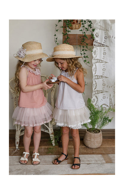 Tiered Tulle Skirt Pants チュール レーススカートパンツ【mh0012989】