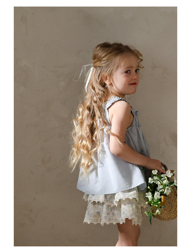 Lace Embroidered Cami 刺繍 チュニックキャミソール【mh0012980】