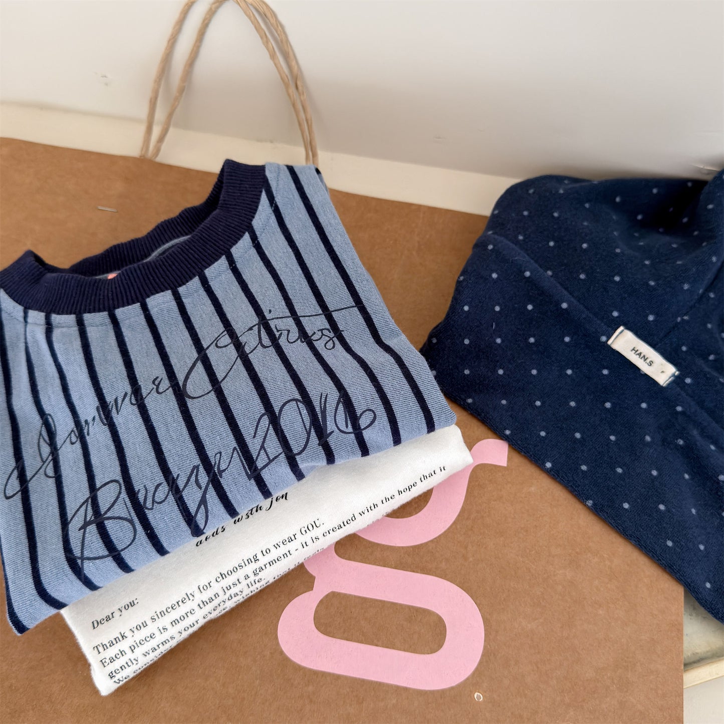 Kids' Color-Blocked Ringer Loose-Fit Letter-Printed Striped Long-Sleeved T-Shirt [mh0014062]