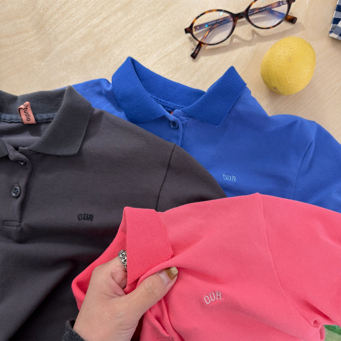 Short Sleeve Pique Cotton Polo Shirt 半袖 コットン 鹿の子 ポロシャツ【mh0012658】