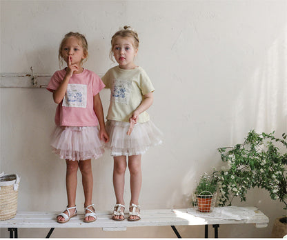 Tiered Tulle Skirt Pants チュール レーススカートパンツ【mh0012989】
