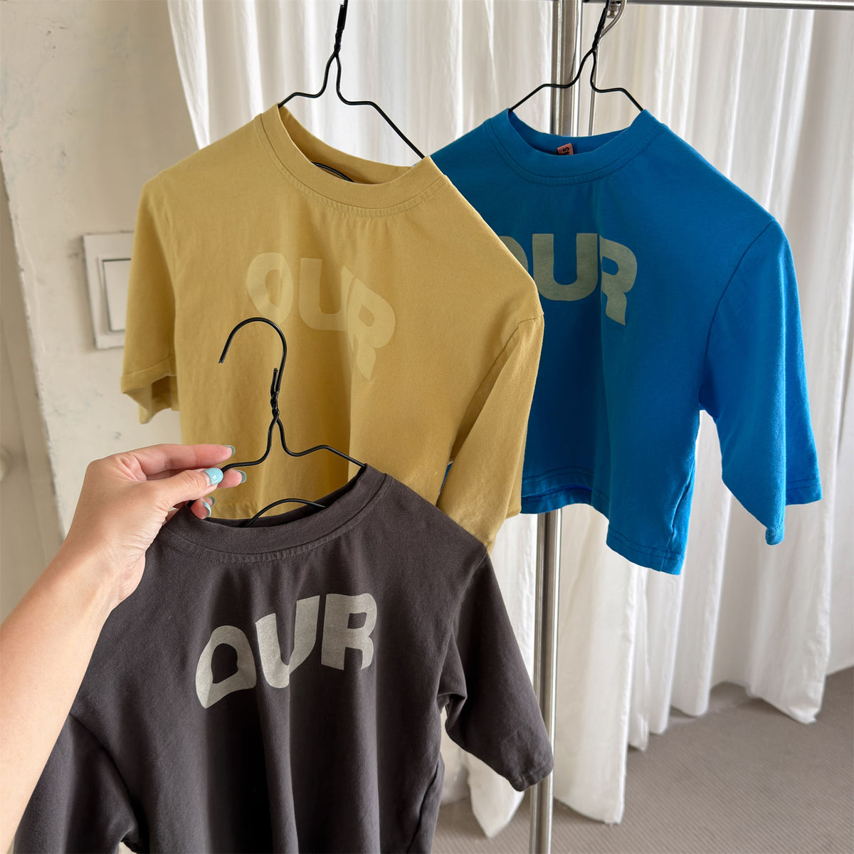 キッズ 英字プリント バックロゴ ルーズ 長袖Tシャツ【mh0014334】