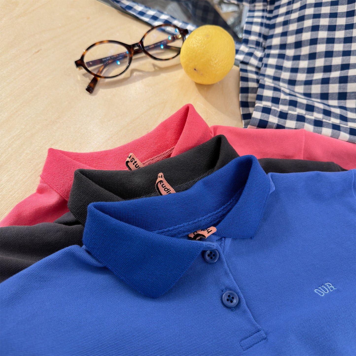 Short Sleeve Pique Cotton Polo Shirt 半袖 コットン 鹿の子 ポロシャツ【mh0012658】