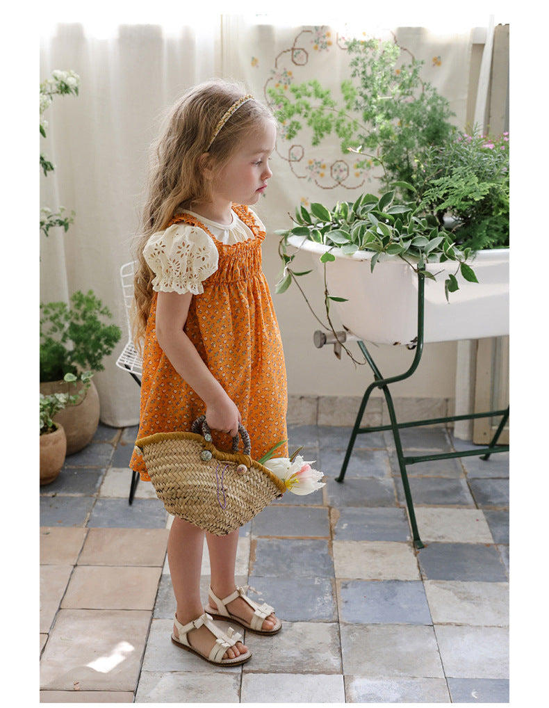 Lace Puff Sleeve Tee 刺繍パフスリーブ Tシャツ【mh0012985】