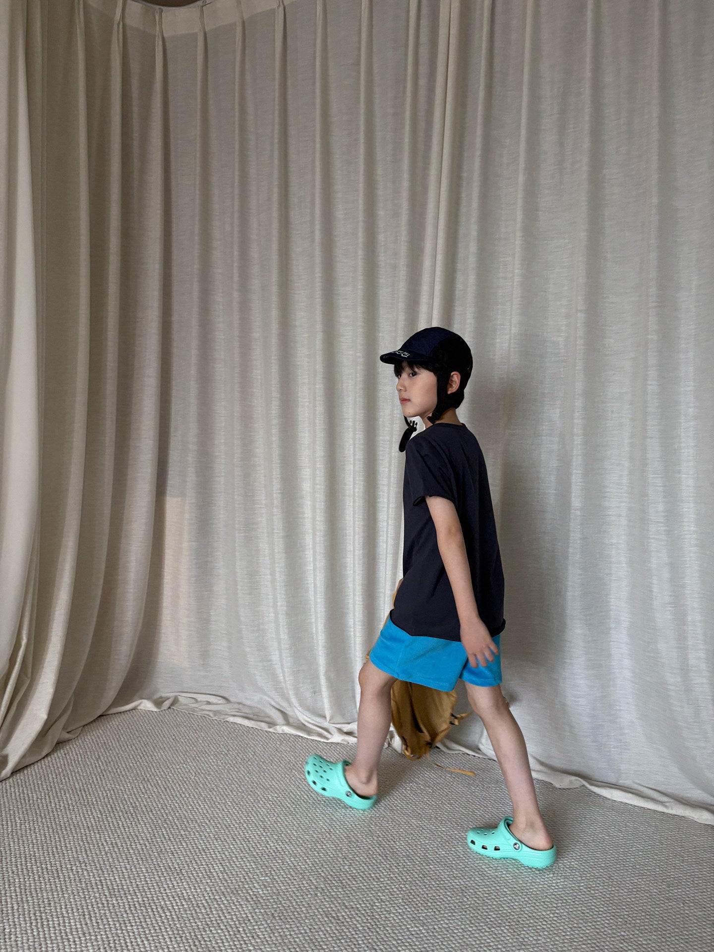 yummy&rocky | Cotton Velvet Straight Pants ベロア ストレートパンツ ショートパンツ【mh0020164】