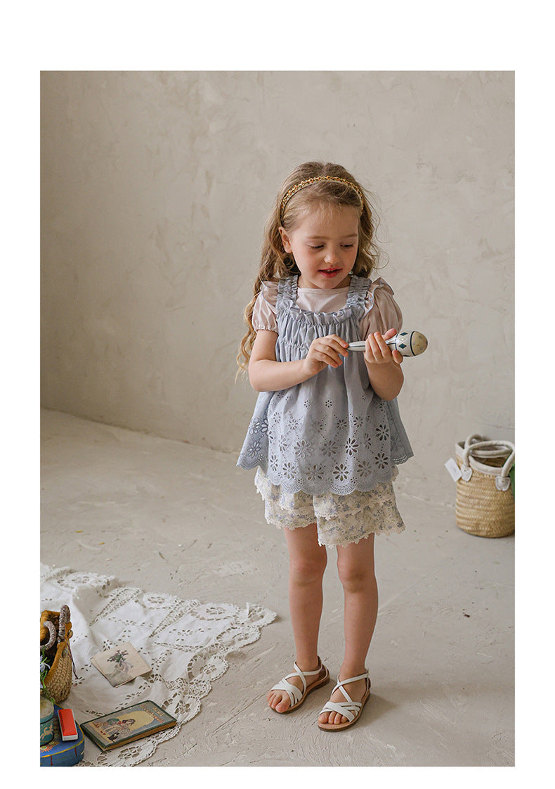 Lace Embroidered Cami 刺繍 チュニックキャミソール【mh0012980】