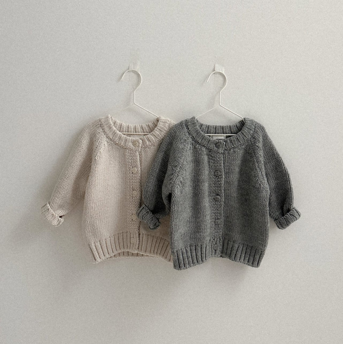 Baby Kids Round Neck Knit Cardigan【mh0014626】