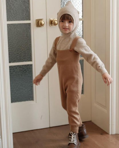 くま耳フーディニット ニュアンスカラー アニマルモチーフ セーター【mh0011576】