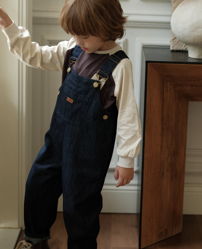 オーバーオール ストライプ サロペット 男女兼用 キッズ【mh0011560】