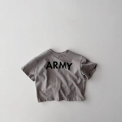 Short-Sleeve Casual Letter Print T-shirt ロゴプリント 半袖Tシャツ【mh0013270】