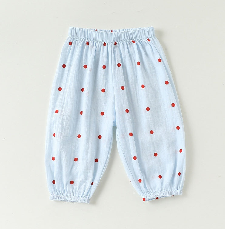 Polka Dot Mosquito Pants ドット柄 ロングパンツ【mh0013042】