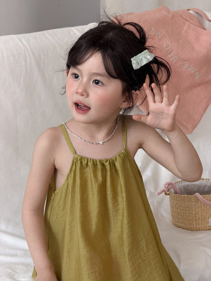 Lace Shoulder Strap Sundress [mh0012752]