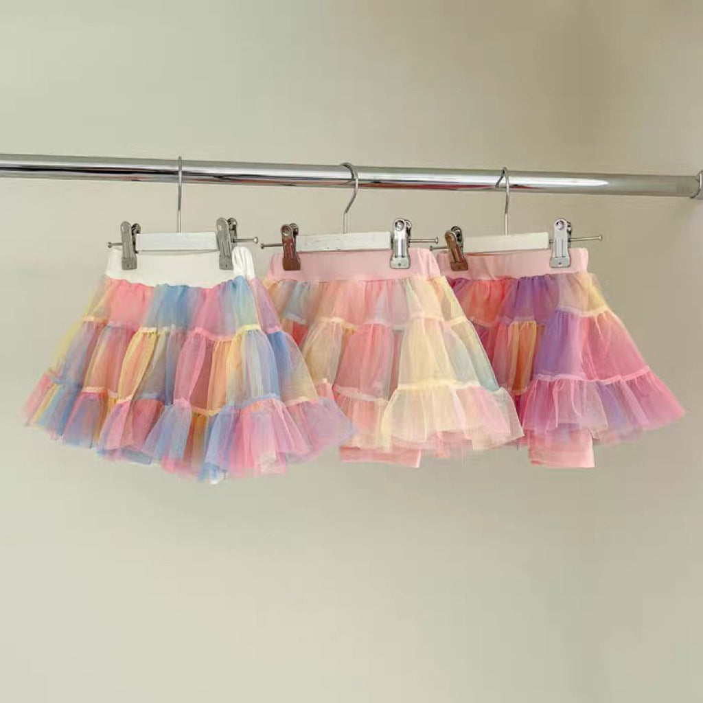 Rainbow Tulle Skirt レインボーチュールスカート【mh0012937】