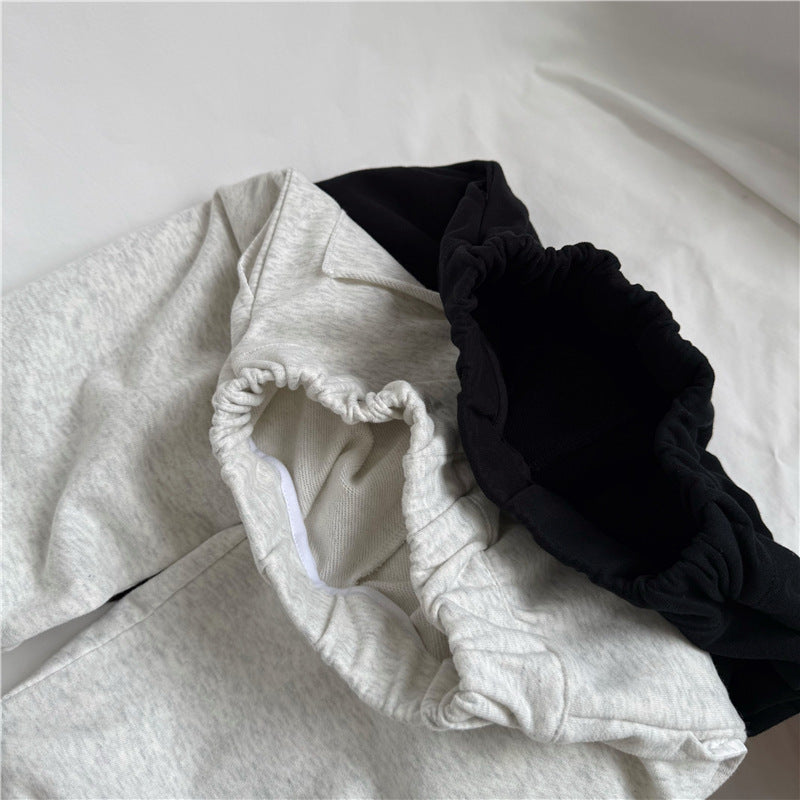 キッズ ドローストリング ルーズ コクーン スウェット バルーンパンツ【mh0014344】