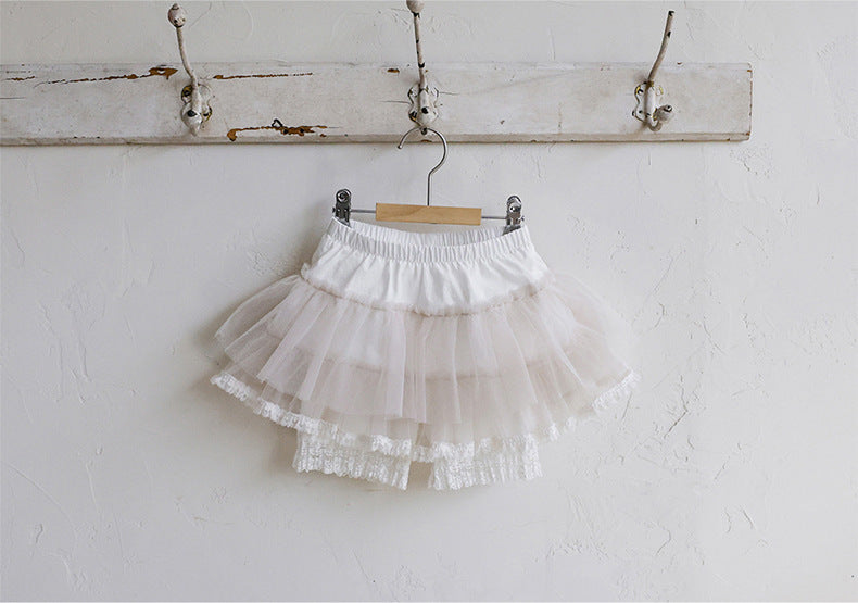 Tiered Tulle Skirt Pants チュール レーススカートパンツ【mh0012989】