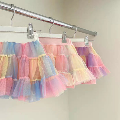 Rainbow Tulle Skirt レインボーチュールスカート【mh0012937】