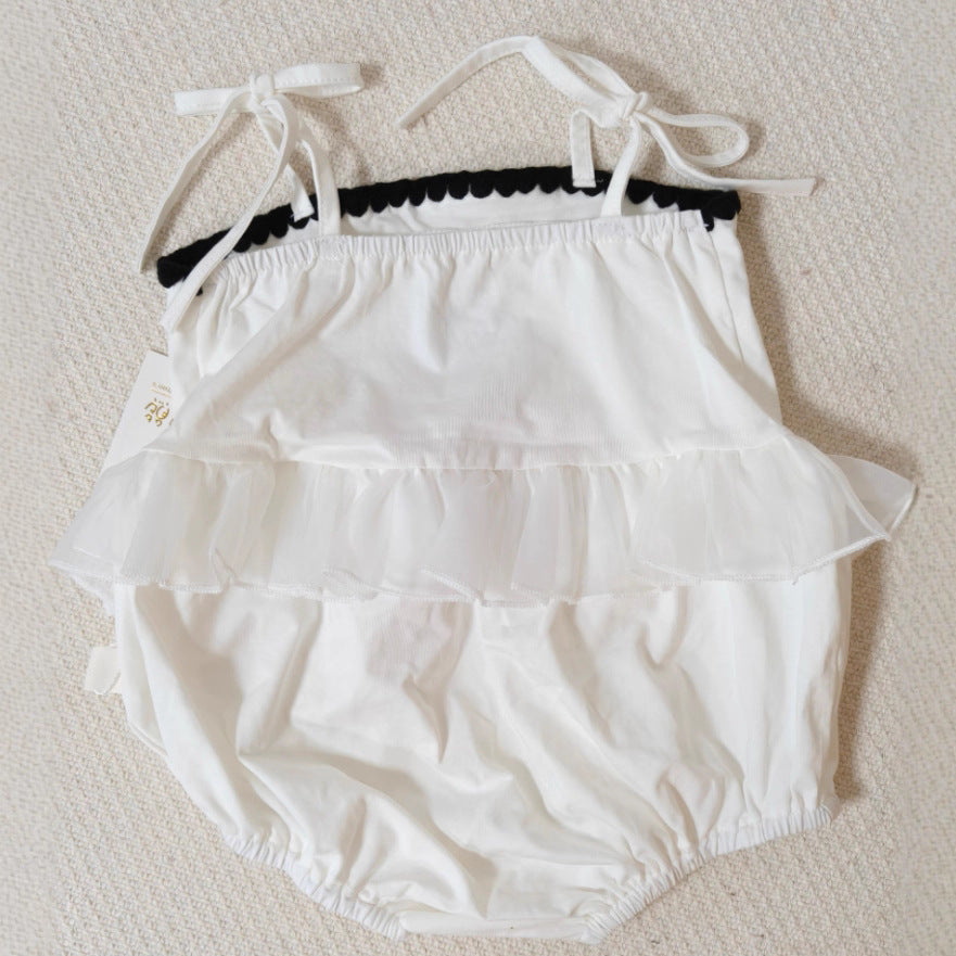 Camellia Monotone Romper バラ キャミソールロンパース【mh0012902】