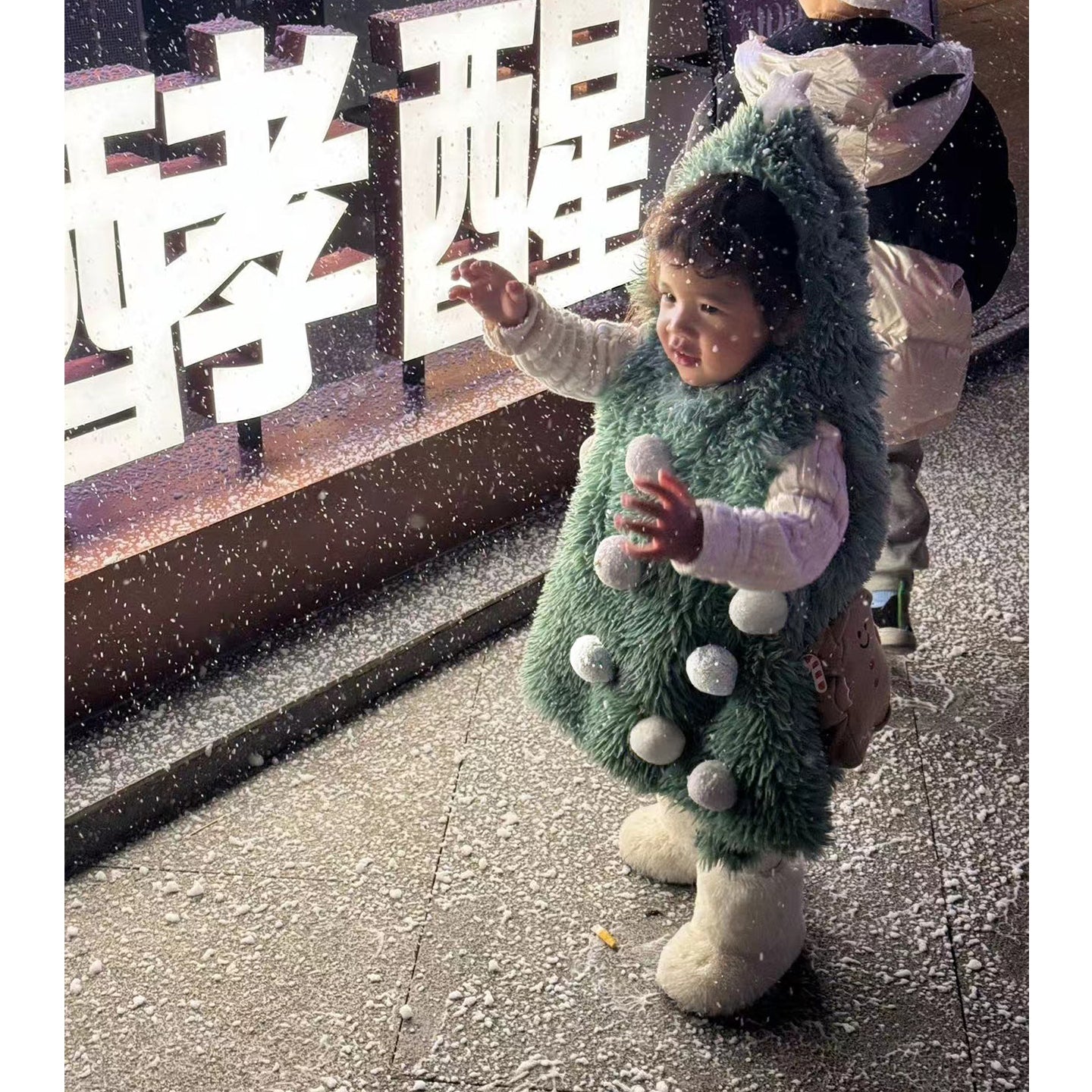 クリスマスツリーコスチューム なりきりキッズベビー パーティウェア【mh0011793】